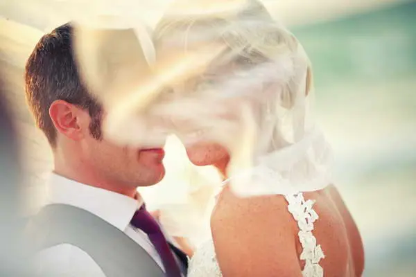 beach wedding ceremony and reception on Sairee beach