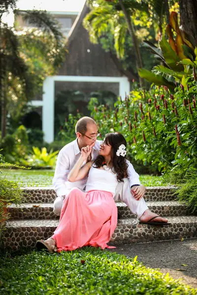 Koh Tao photography photo session in Thai style villa